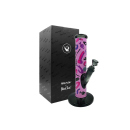 Glasbong Black Leaf "Sex Toy Pattern", Höhe 30cm; Ø 5,0cm; Schliff 18,8mm