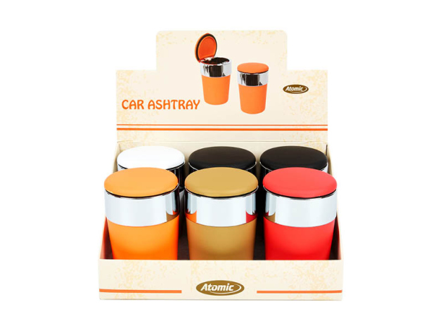 Autoaschenbecher "Autumn" LED; 5-fach sortiert; 6er Display