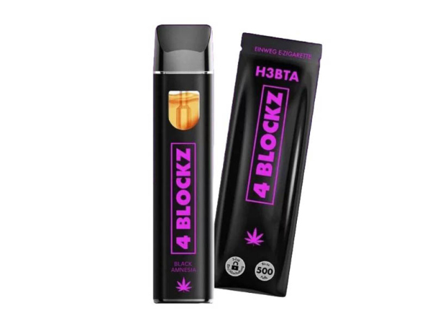 4 Blockz H3BTA - Black Amnesia - E-Shisha - 1 ml - H3 95 %