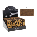 Tabakbeutel "Korkoptik""; 4-fach sortiert,...