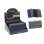 Tabakbeutel "Velour", 4-fach sort.; 10er Display