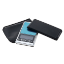 Digitalwaage "Schwarz mit Silber" mit Deckel; 200g/0.01g, ca. 11 cm