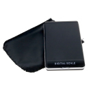 Digitalwaage "Schwarz mit Silber" mit Deckel; 200g/0.01g, ca. 11 cm