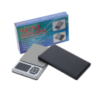 Digitalwaage Schwarz mit Deckel; 500g/0.01; ca.12 cm