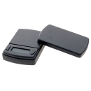 Digitalwaage schwarz mit Deckel; 100g/0.01g; ca. 9 cm
