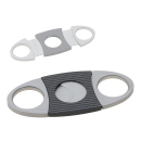 Zigarrenschneider "Silber-Schwarz"; doppelte...