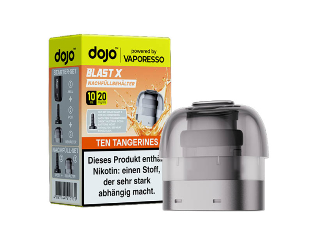 Vaporesso - Dojo Blast X - Pod - Ten Tangerines - 20mg