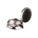 Taschenascher "Silber&Schwarzr", 2-fach sortiert, 12er Display