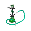 Shisha "Noble Green" gr&uuml;n, 25 cm, 1 Schlauch