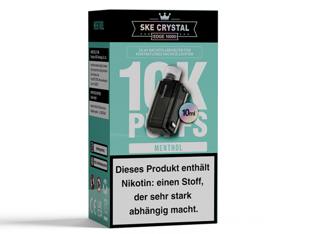 SKE - Crystal Edge 10000 Pod - Menthol - 20 mg Nikotin - 10 ml