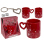 Geschenkset "Love"; Becher & Schlüsselanhänger