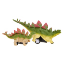 Fahrzeug Pullback "Dino mit Baby" sortiert; 17x8x6.5cm, 8er Display