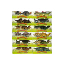 Fahrzeug Pullback "Dino mit Baby" sortiert; 17x8x6.5cm, 8er Display