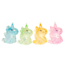 Quetschtiere "Unicorn" sortiert; 11x7,7x5cm, 12er Display