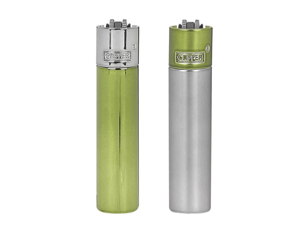 Clipper Metal Large PISTACHIO mit Geschenkboxen, 12er Display