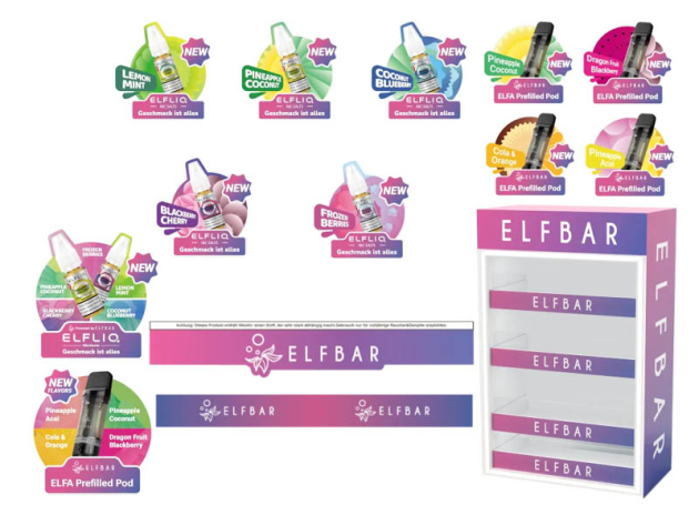 ELFBAR Marketing Paket Premium Display