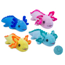 Pl&uuml;sch "Axelotl Glitter" liegend; 4- fach...