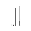 WMF BaricTrinkhalm-Set, 18 cm, 6-tlg inkl. Bürsten - UVP: 13,99 Euro