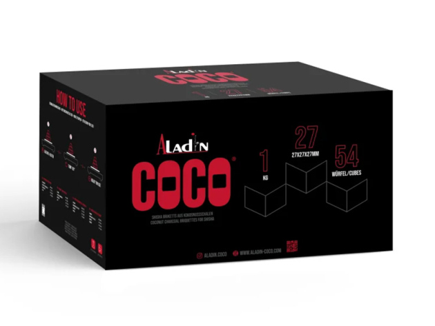 Aladin Coco - Naturkohle 27er; 1 kg