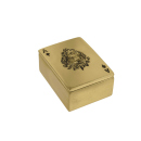 Aufbewahrungsbox für Spielkart. "Totenkopf", 2-fach sortiert, einzeln