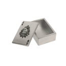 Aufbewahrungsbox für Spielkart. "Totenkopf", 2-fach sortiert, einzeln