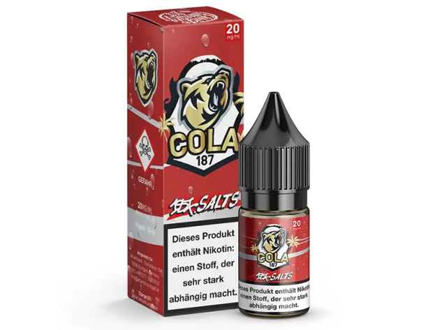 187 Salts - Cola 187 (Cola) - Liquid - 20 mg/ml - 10 ml