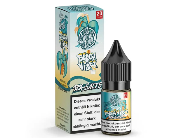 187 Salts - Beach Vibez (Zitrone, Limette, Orange) - Liquid - 20 mg/ml - 10 ml