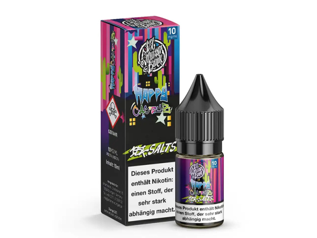 187 Salts - Happy Cactuz  (Erdbeere, Orange, Zitrone) - Liquid - 10 mg/ml - 10 ml