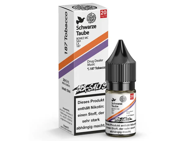 187 Salts - Schwarze Traube (dunkle Traube) - Liquid - 20 mg/ml - 10 ml