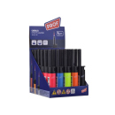 Sturm- und Stabfeuerzeug "ROUND COBIA", 5-fach sortiert, 30er Display