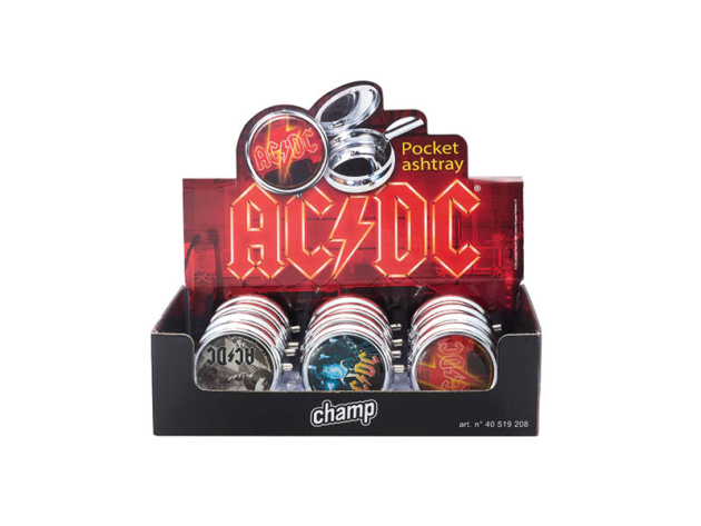 Taschenascher "AC DC" 12er Display
