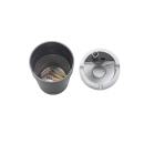 Autoaschenbecher "Schwarz/Blau/Silber" push to open, 3-fach sortiert, 6er Display