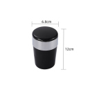 Autoaschenbecher "Gelb/Orange/Blau/Grau/Grün/Dunkelblau" LED, 6-fach sortiert, 6er Display