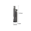 Zigarrenfeuerzeuge "TORONTO" Metall, Jetflame, 8er Display