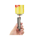 Zigarrenfeuerzeuge "TORONTO" Metall, Jetflame, 8er Display