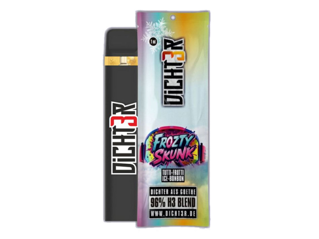 DICHT3R H3 Superior - Frozty Skunk (Tutti-Frutti & Ice-Bonbon) - ca. 600 Züge - 96%
