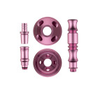 Shisha "Hero 2"; rosa; mit Steinkopf; ca. 52...