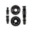 Shisha "Hero 2"; schwarz; mit Steinkopf; ca. 52...