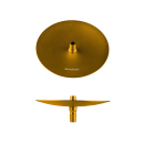 Shisha "Hero 2"; royal-gold; mit Steinkopf;  ca. 52 cm; 4 Anschlüsse