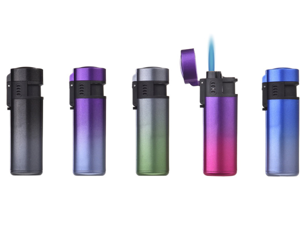 Sturmfeuerzeuge "DUAL COLOR METAL SPRAY" Sturmflamme, 5-fach sortiert, 20er Display