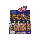 Sturmfeuerzeuge "FLOWER EYES", Jetflame 5-fach sortiert, 50er Display