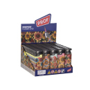 Sturmfeuerzeuge "FLOWER EYES", Jetflame 5-fach sortiert, 50er Display