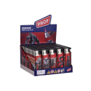 Sturmfeuerzeuge "3D EFFECT RED&BLACK", Jetflame 5-fach sortiert, 50er Display