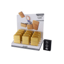 Reibradfeuerzeug "GOLDEN BAR" 12er Display