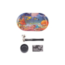 Raucherset "CHH TRAVEL KIT" (Tray, Pfeife,...