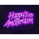 LED Schild "Happys Amsterdam"