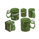 Becher "Fu&szlig;ball" mit Spinner-Griff, aus...