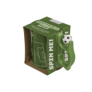 Becher "Fu&szlig;ball" mit Spinner-Griff, aus...