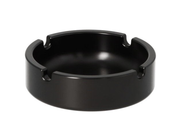 Aschenbecher "Pure Black" Ø 10cm, Höhe 3cm