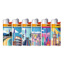 BIC Mini J25 Reibrad Feuerzeuge "Monumental",...